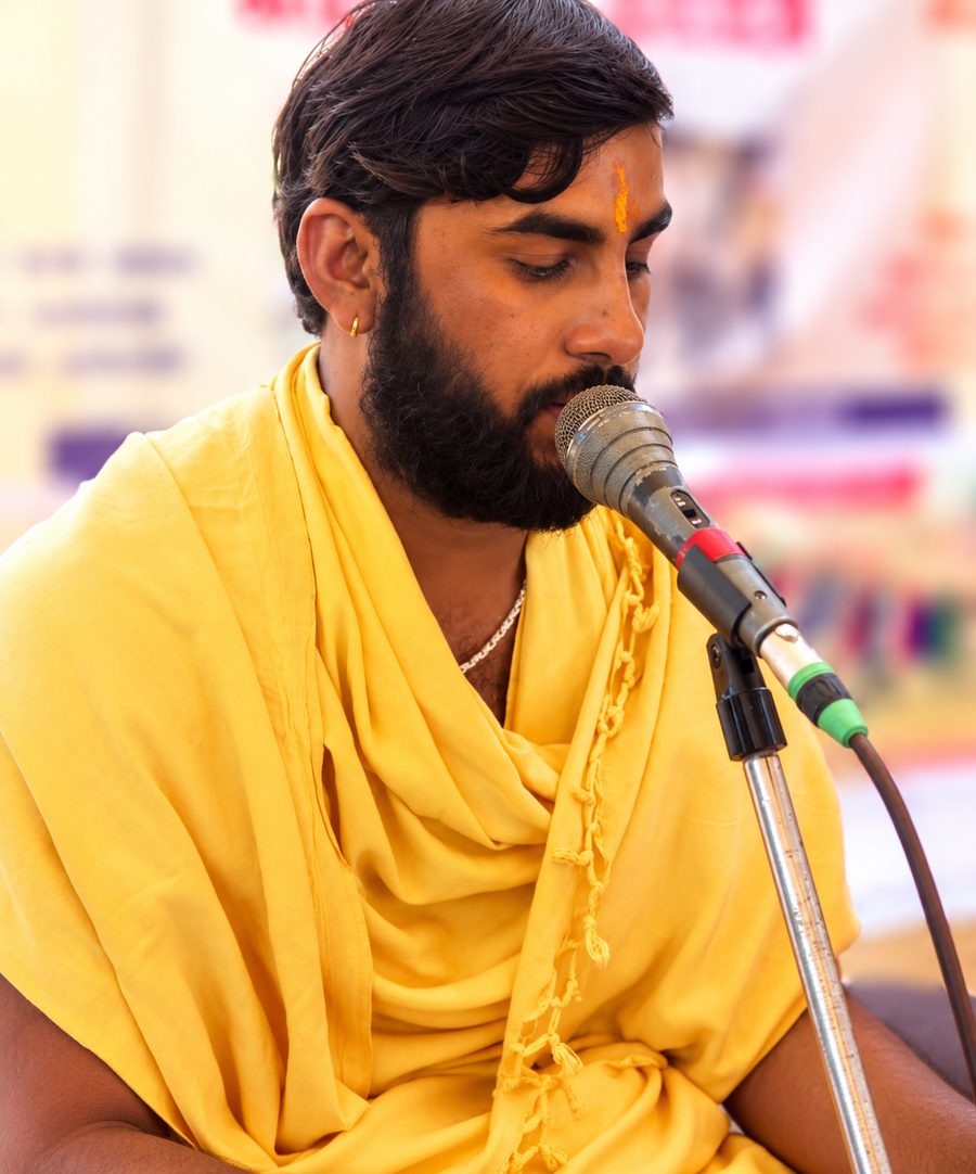 Pandit Umesh Arya in Vedic recitation